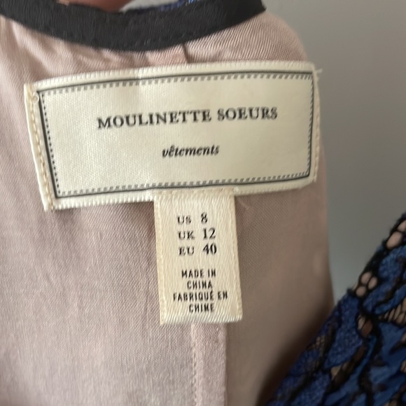 Anthropologie Moulinette soeurs blue lace dress - Picture 8 of 10